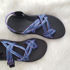 Almost new Chacos 7 Purple Double Strap Almost New